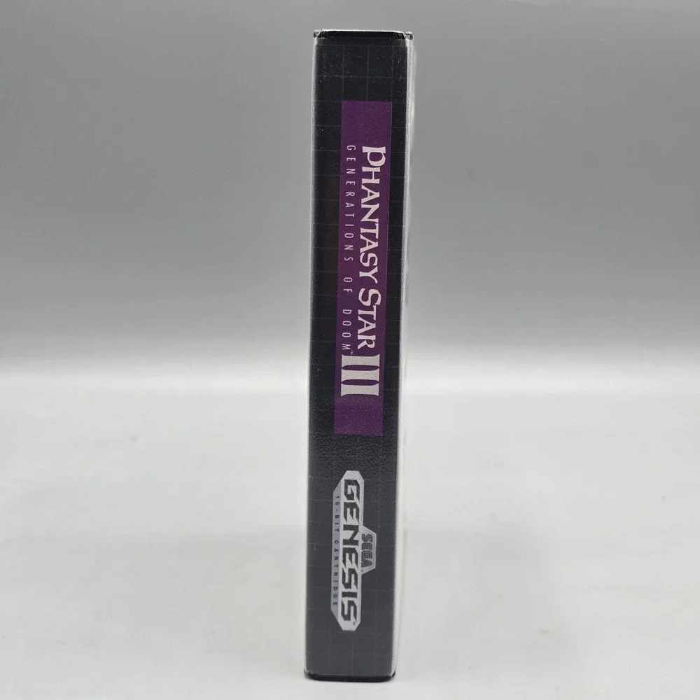 Phantasy Star III Generations of Doom Sega Genesis RPG Game with Case